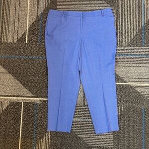 Talbots 20W Hampshire Ankle Pants Blue